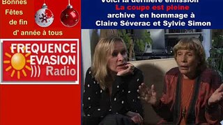 LA COUPE EST PLEINE - Claire Séverac sur Fréquence Evasion.