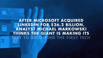 Microsoft could be first tech company to reach trillion-dollar market value