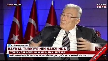 Deniz Baykal: CHP Genel Başkanı olmaya niyetim yok