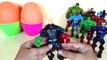 Super Hero Marvel Surprise eggs, Iron man, thor, Hulk, spiderman, Superman, Captain America 5