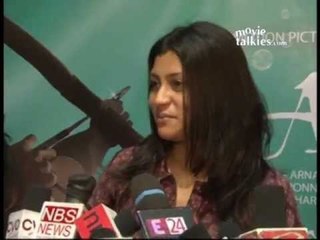 Konkana Sen Sharma, Ranvir Shorey, Mugdha Godse  At 'Arjun - The Warrior Prince' Premiere