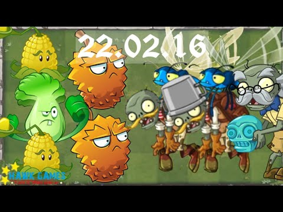 Plants vs. Zombies 2 - Modern Day Piñata Party (February, 22 2016) [4K 60FPS]