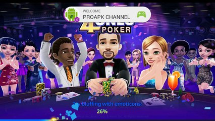 4ONES POKER (by Netmarble) Gameplay IOS / Android