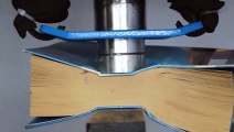 What happens when the novel compression under hydraulic presses