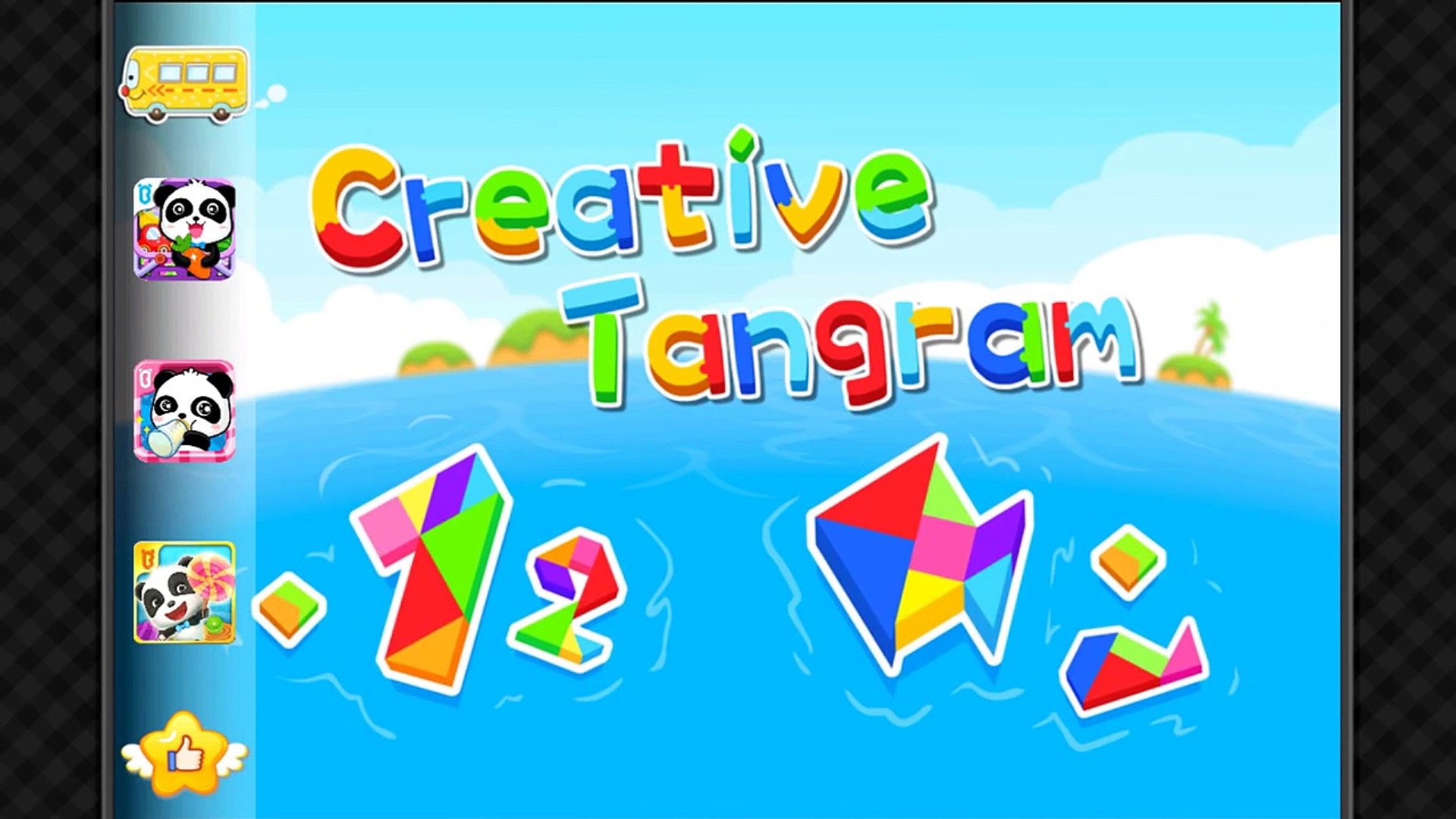 Creative Tangram  Kids Learn Numbers Shapes, Educational Game for Children  Kids books Tv