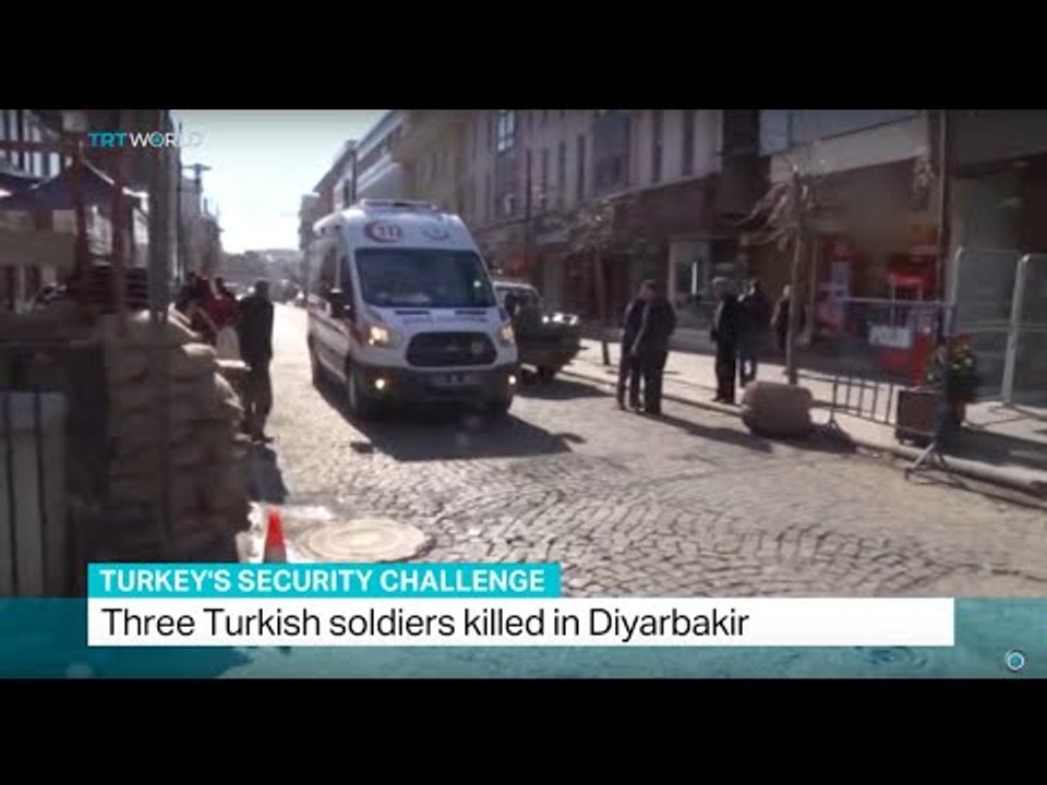 Three Turkish soldiers die in Turkey’s Diyarbakir province