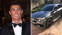 Cristiano Ronaldo shows off his new Mercedes