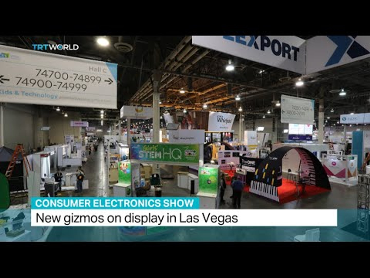 ⁣Consumer electronics show in Las Vegas