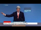 John Kerry speaks at Syria donor conference