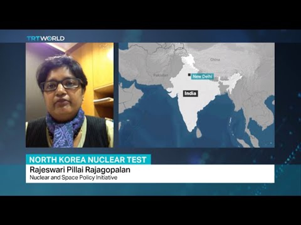 Rajeswari Pillai Rajagopalan talks to TRTWorld on North Korea's nuclear test