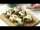 بطاطس فرن بالبروكلي - مكعبات عجينة لوز قوس قزح | حلو وحادق حلقة كاملة