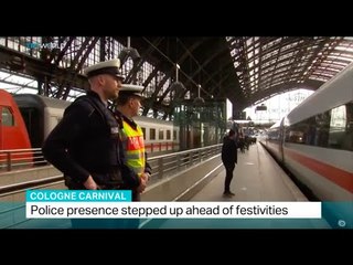 Police presence stepped up ahead of festivities in Cologne
