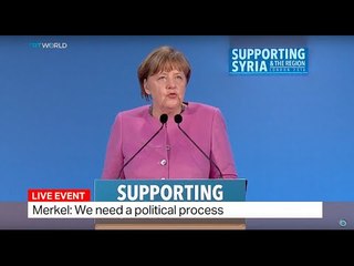 Download Video: German Chancellor Angela Merkel speaks at Syrian donor conference