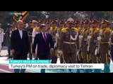 Turkey's PM Davutoglu on trade, diplomacy visit to Tehran