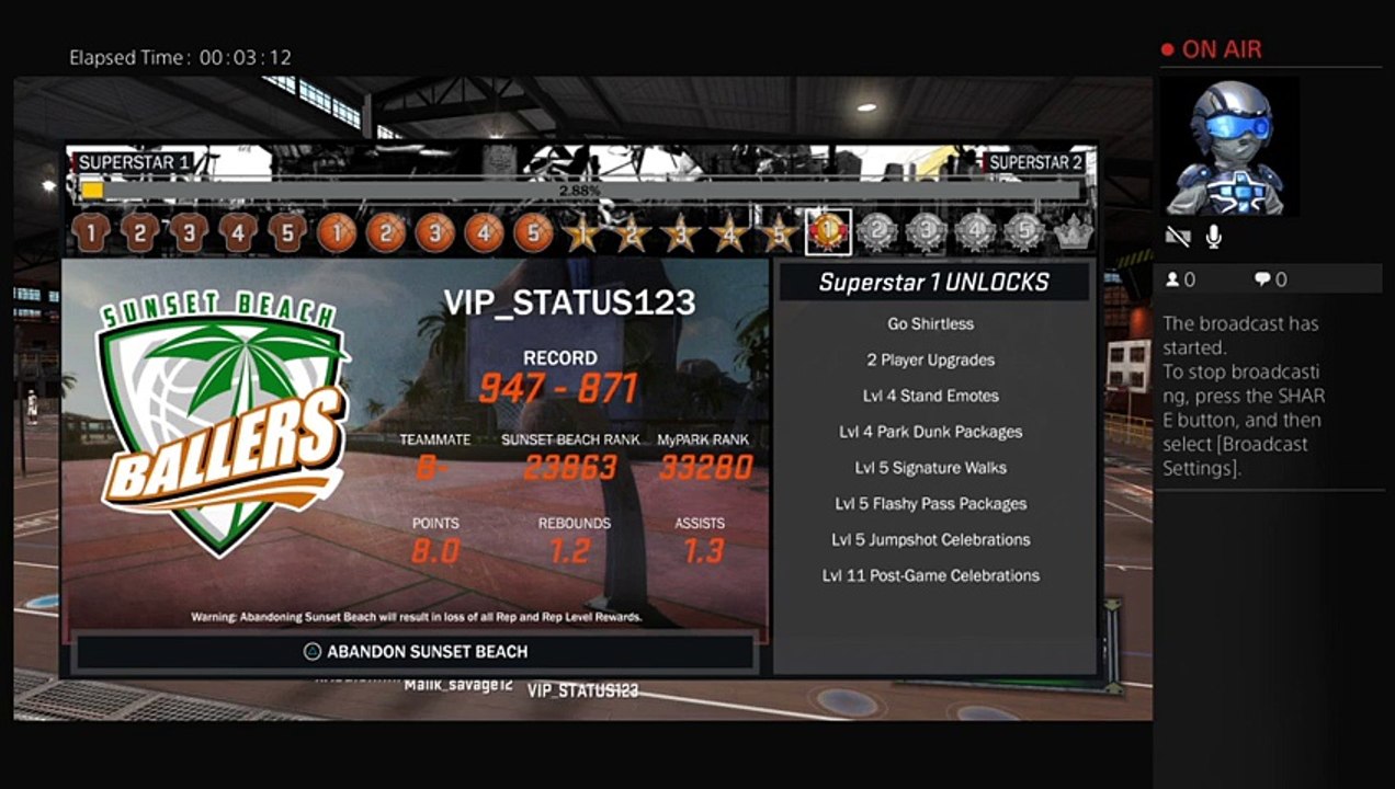VIP_STATUS123's Live PS4 Broadcast (6)