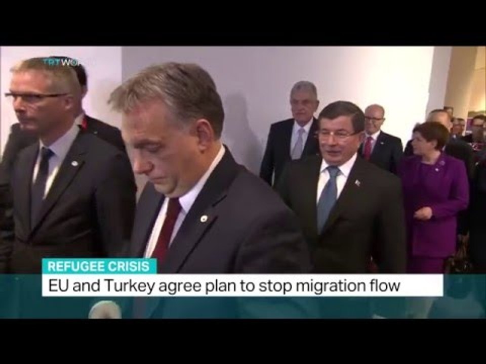 EU and Turkey agree plan to stop migration flow, Simon McGregor-Wood reports