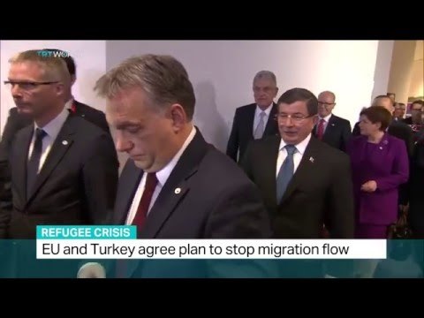 EU and Turkey agree plan to stop migration flow, Simon McGregor-Wood reports