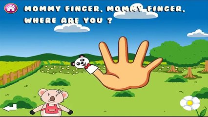 Daddy Panda, Mommy Koala, Brother Robot, Sister Crocodile and Baby Bear - Finger Family So