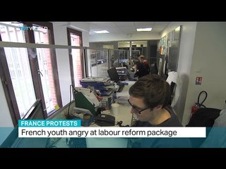 French youth angry at labour reform package