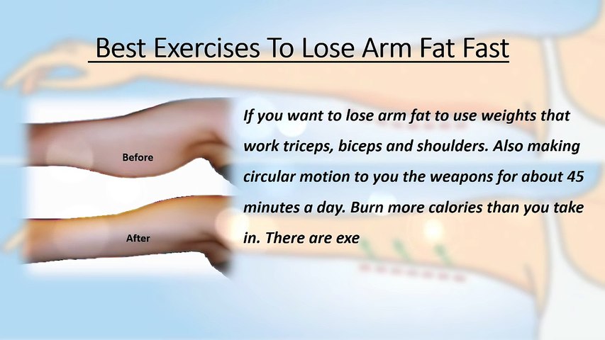 How to Lose Arm Fat Fast   Best Exercises To Lose Arm Fat Fast