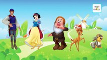 Finger Family Snow White Cartoon | Disney Princess Finger Family Nursery Rhymes for Children