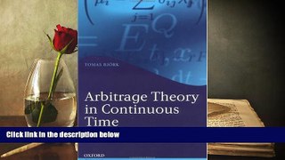 Download [PDF]  Arbitrage Theory in Continuous Time (Oxford Finance Series) For Kindle