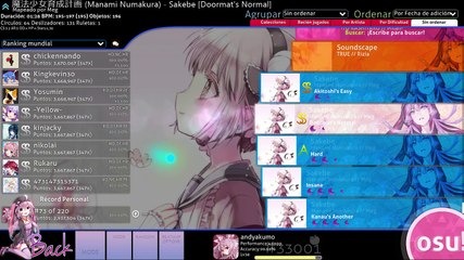 [ManamiNumakura] Sakebe (TV Size) | Normal Osu! | Mahou Shoujo Ikusei Keikaku