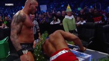 Orton takes a moment to eat Christmas cookies during a match - SmackDown, Nov. 29, 20