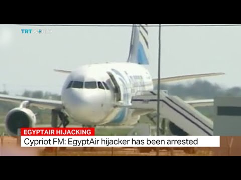 Cypriot PM says EgyptAir hijacker has been arrested