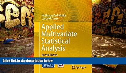 Read  Applied Multivariate Statistical Analysis  Ebook READ Ebook