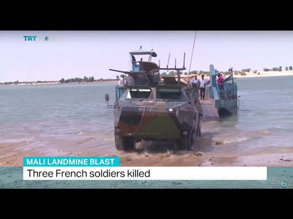 Three French soldiers killed in landmine blast in Mali