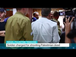 Israeli soldier charged for shooting Palestinian dead