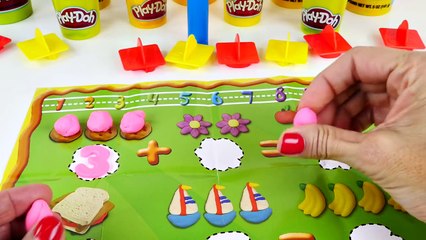 Learning Numbers & Counting with Play Doh Surprise Eggs Fun Bucket ★ Preschool DCTC Kid Videos