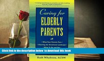 FREE [DOWNLOAD]  Caring For Elderly Parents  DOWNLOAD ONLINE