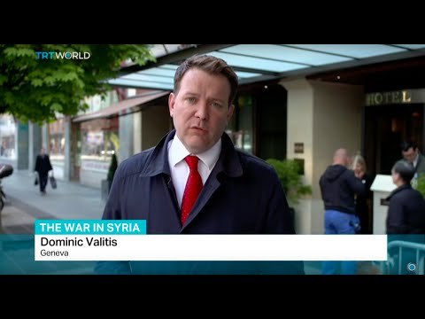 Regime jets hit two towns in Syria's Idlib province, Dominic Valitis reports