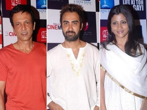 Kay kay Menon, Ranvir Shorey, Konkona Sen Sharma at the 'Life Ki Toh Lag Gayi' premiere