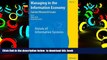PDF [FREE] DOWNLOAD  Managing in the Information Economy: Current Research Issues (Annals of