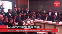 18 maddelik anayasa teklifi kabul edildi