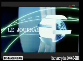 Journal de 20h TVCongo du Mercredi 28 décembre 2016 -By Congo-Site