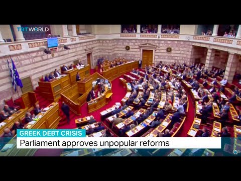 Greek parliament approves unpopular reforms, Nicolas Morgan reports