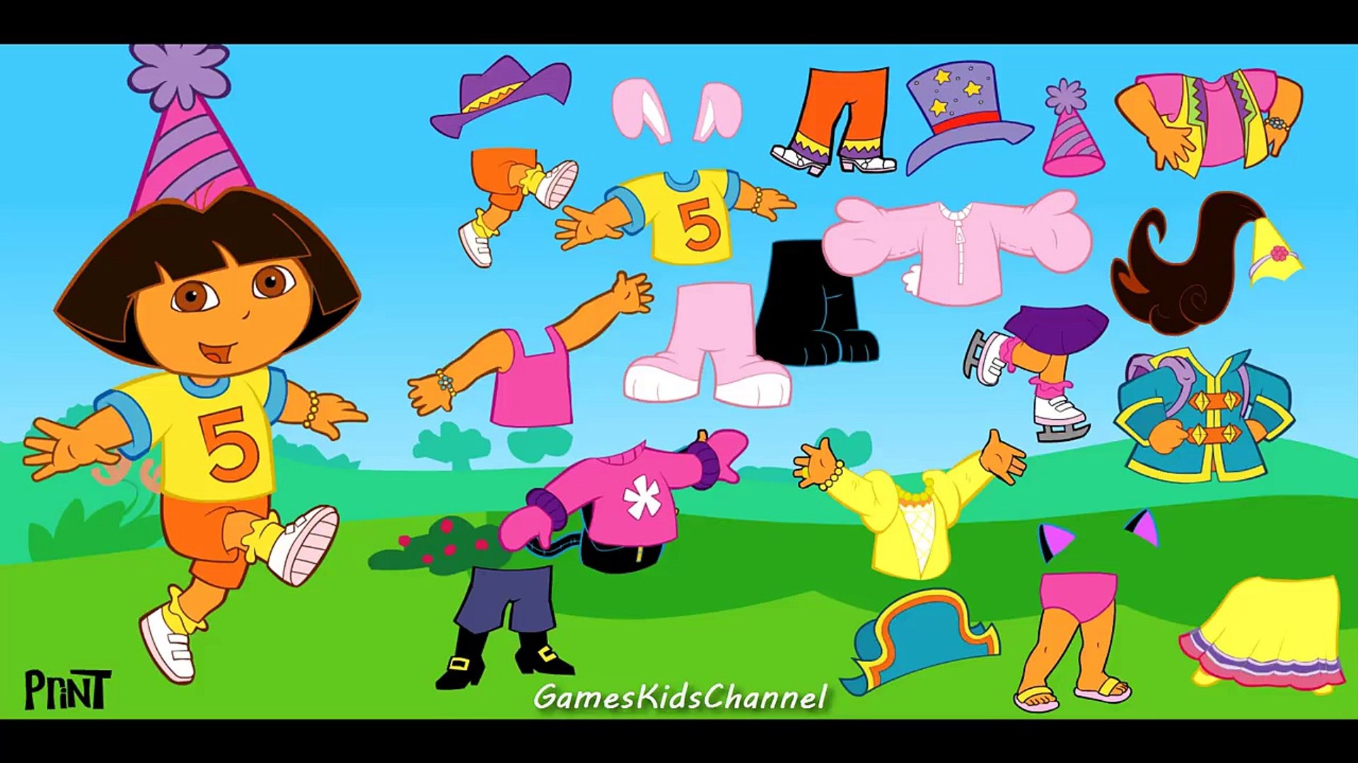 Dora The Explorer Dress Up Games - Doras Costume Fun - Nick Jr Games –  Видео Dailymotion