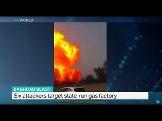 Six attackers target state-run gas factory in Baghdad, Christine Pirovolakis reports