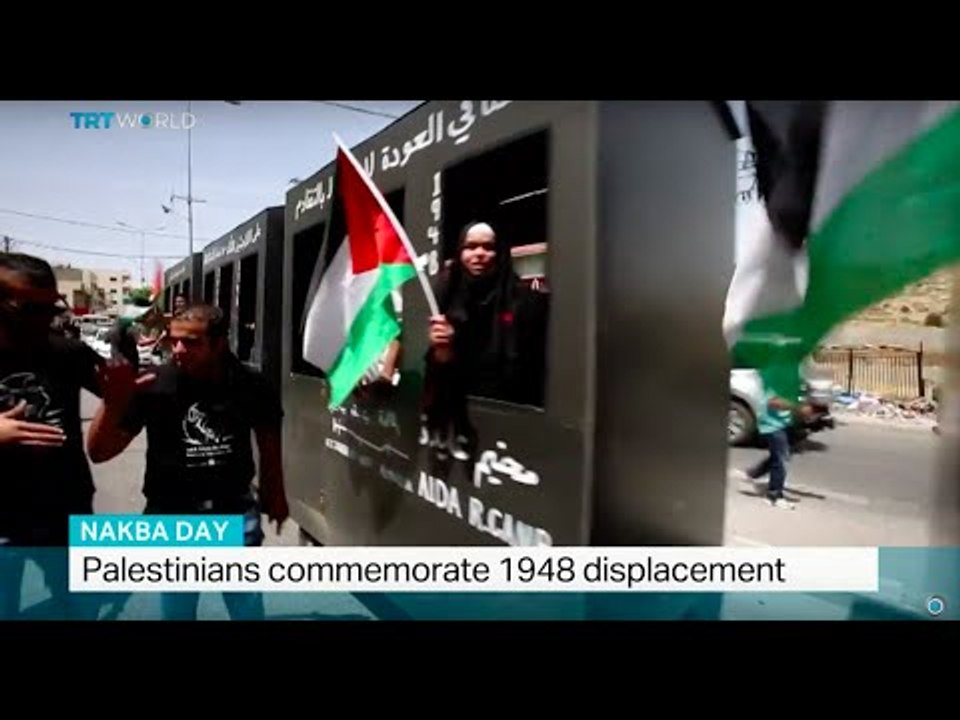 Palestinians commemorate 1948 displacement, Nic...