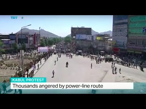 Thousands angered by power-line route in Afghanistan, Jennifer Glasse reports from Kabul