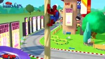 NURSERY RHYMES FOR CHILDREN | TRIPLE SPIDERMAN Crawling on Wall   McQueen Cars Hulk & Venom