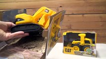 UNBOXING Kids CAT Tough Tracks Construction Machines - Toy Dump Truck, Crane, and Front Loader