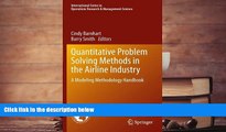 Download [PDF]  Quantitative Problem Solving Methods in the Airline Industry: A Modeling