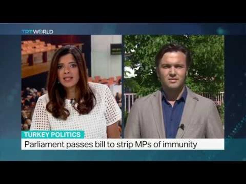 Turkish parliament passes bill to strip MPs of immunity, Ediz Tiyansan reports