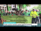 Public sector workers across Belgium strike against austerity, Jack Parrock reports