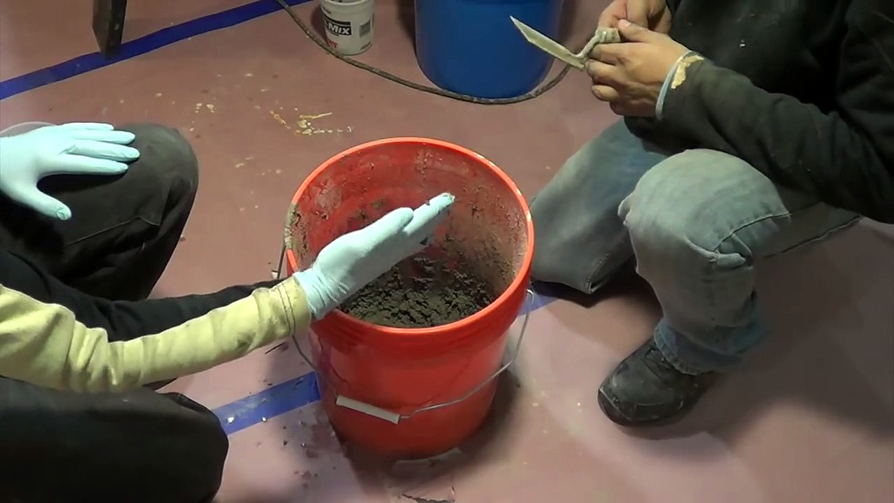 How to cast concrete stone mold without additives. In-mold coloring.